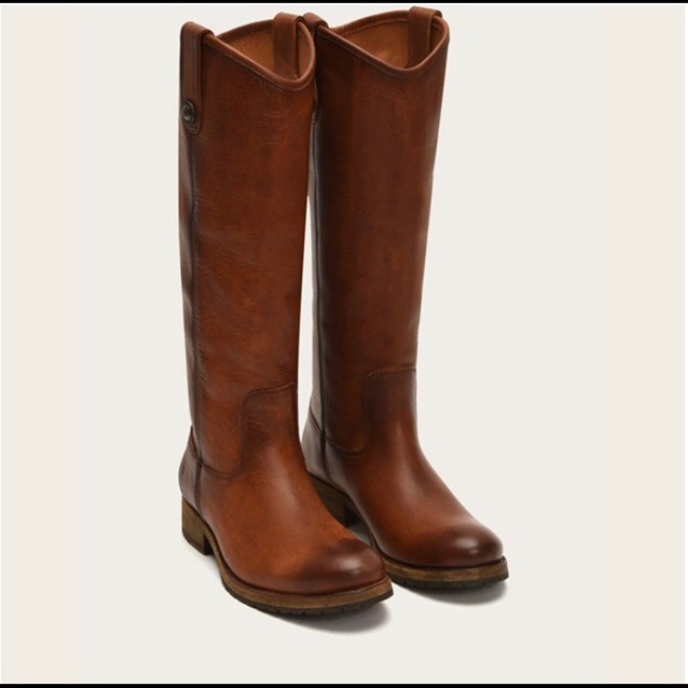Frye Melissa Button Lug Tall boots